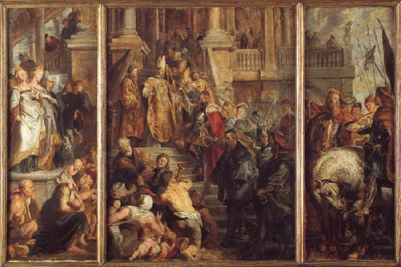 Peter Paul Rubens Saint Bavo About to Receive the Monastic Habit at Ghent